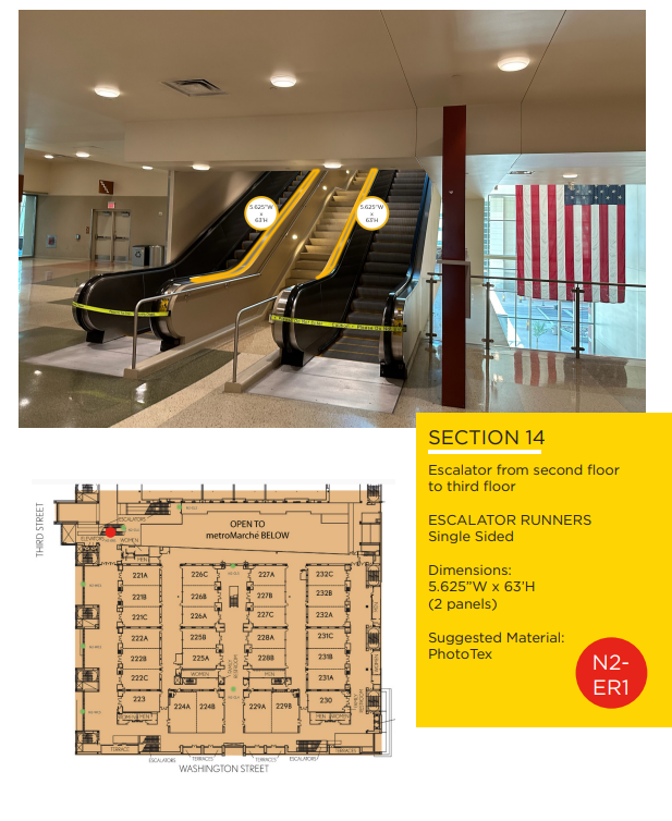 Escalator Runners — Escalator, 2nd to 3rd floor