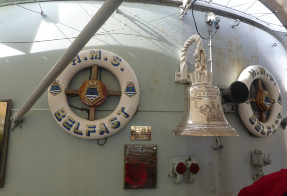 HMS Belfast Ship Bell