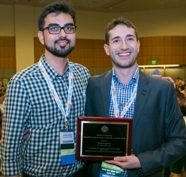 Award Recipient Sanket Gadhia and 2014-2015 GSLC Chair Alessandro Venosa. v2GadhiaBPG_7725.jpg