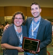 Award Recipient Jessica Sapiro and 2014-2015 GSLC Chair Alessandro Venosa v2SapiroBPG_7723.jpg