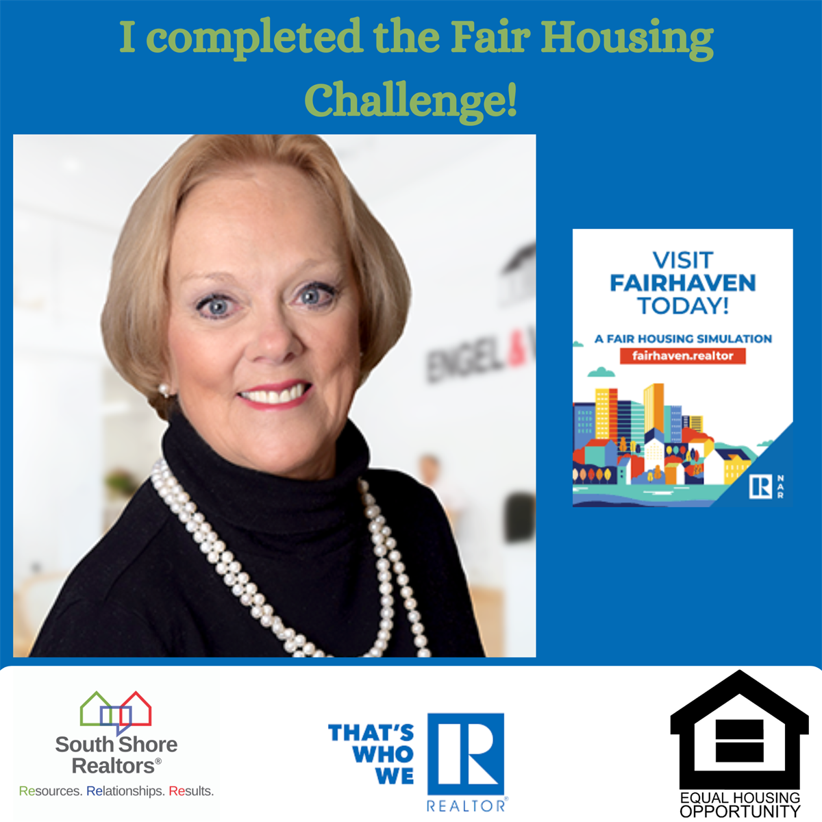 NAR's Fairhaven: A Fair Housing Simulation - South Shore Realtors®