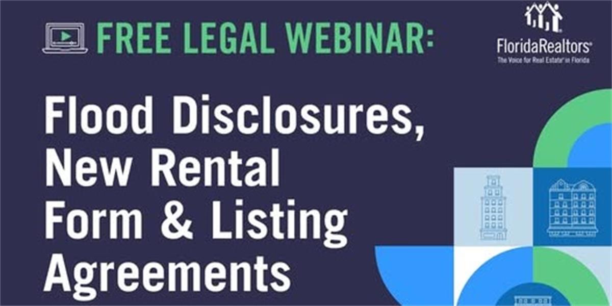 Florida REALTORS: Forms Update: Flood Disclosures, New Rental Form ...