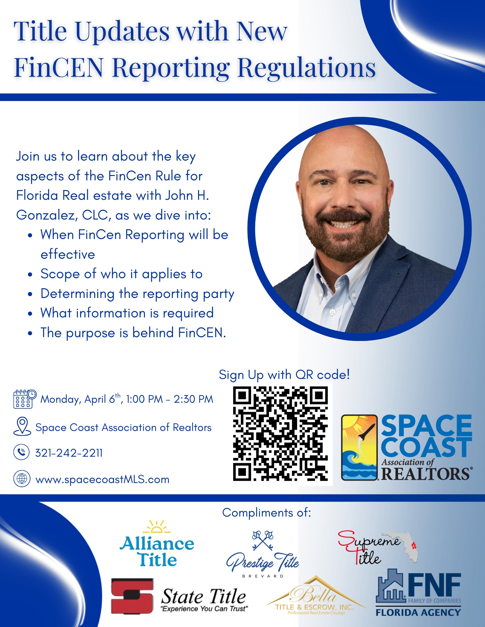 Title Updates with new FINCEN REGULATIONS