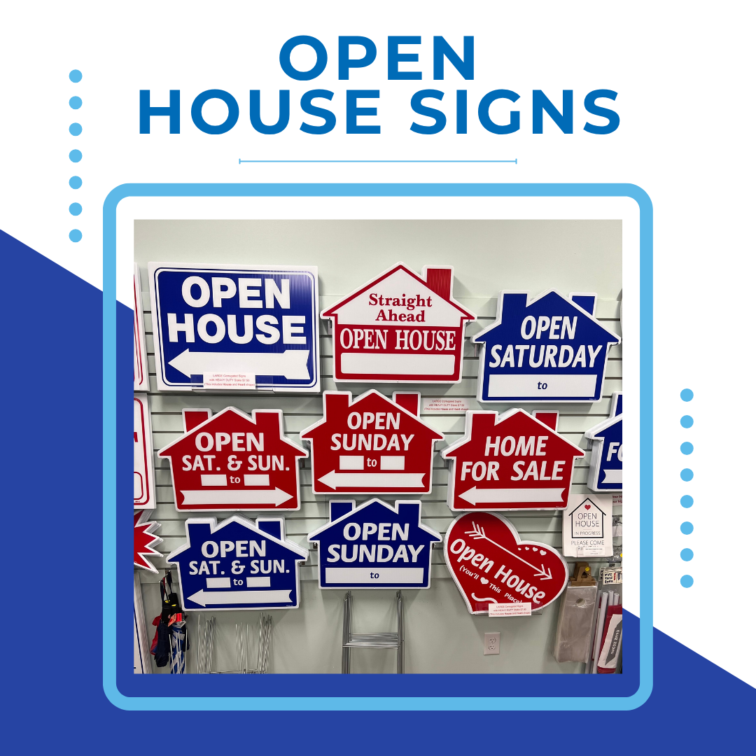 Open House Signs