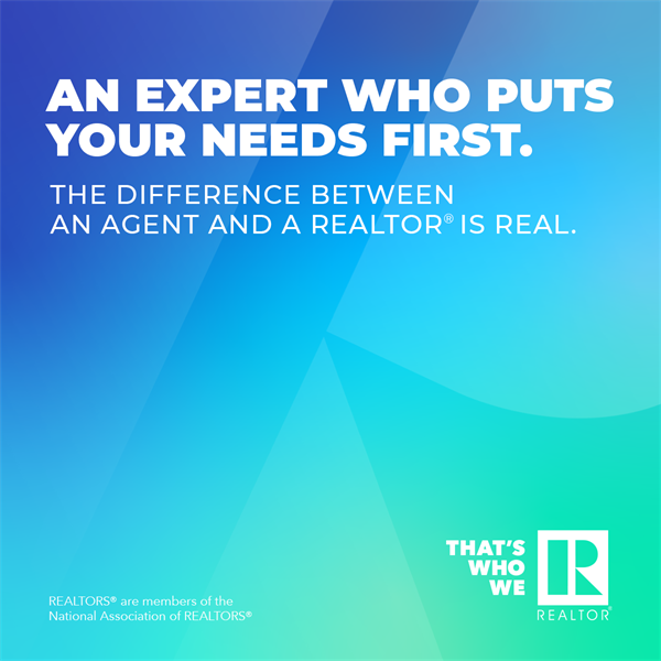 National association of Realtors, That's who we R campaign Pink Graphic 