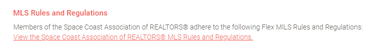 MLS rules snipit