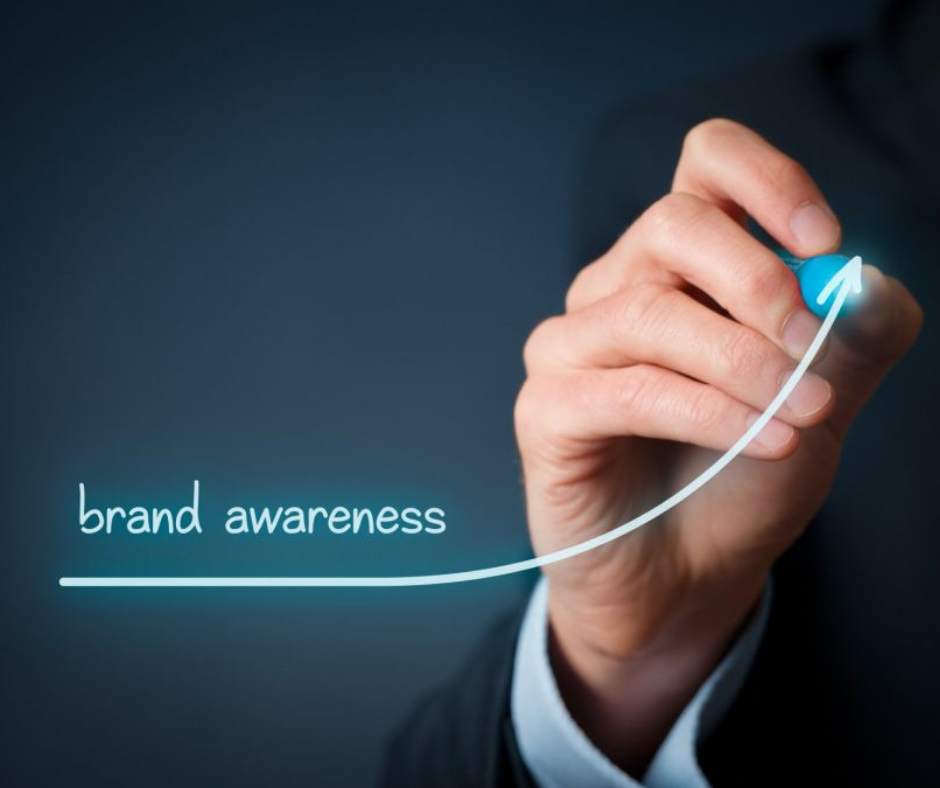 Space Coast Association of REALTORS® Brand Awareness Committee logo Hand drawing a line beneath the words Brand Awareness