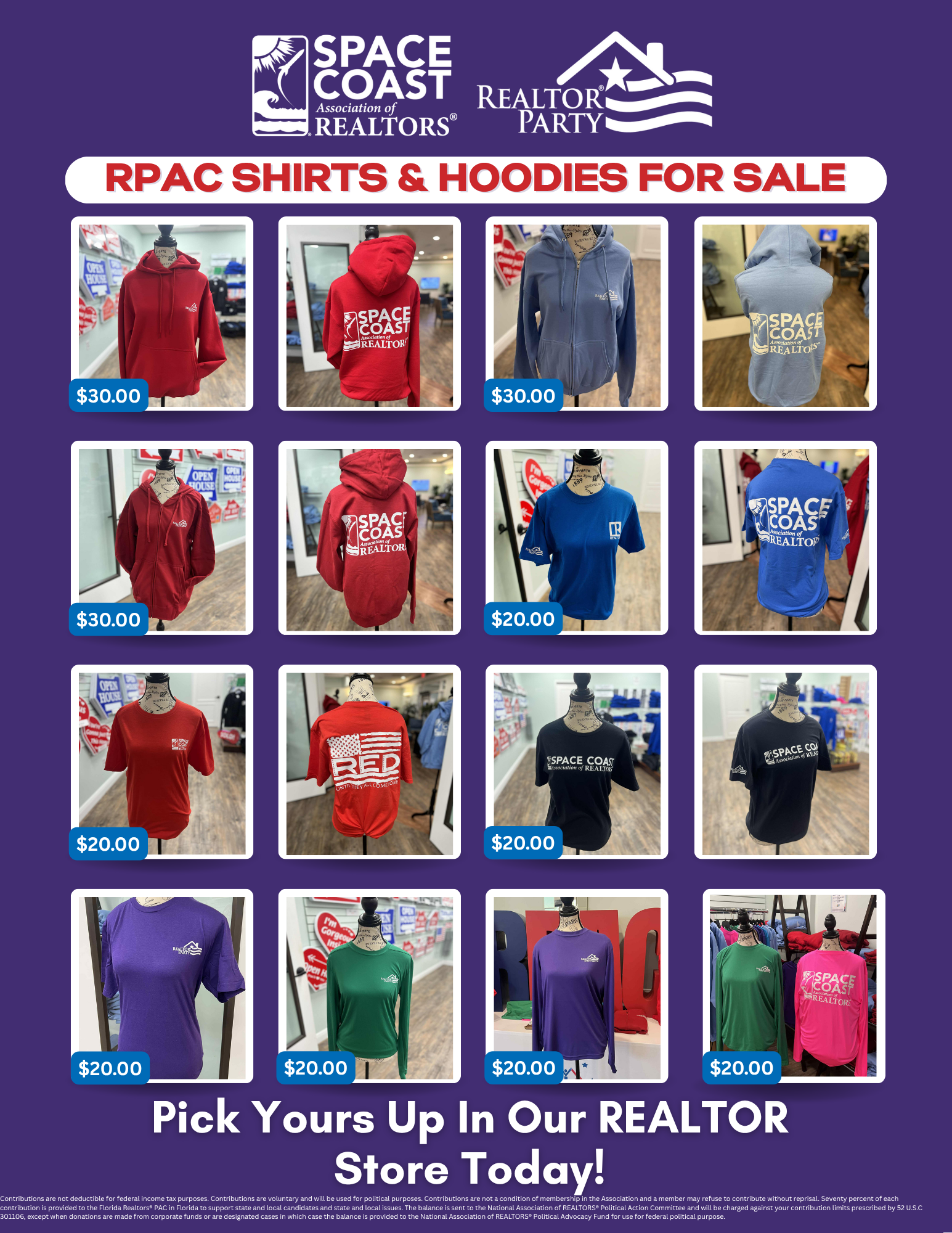 RPAC Shirts flyer
