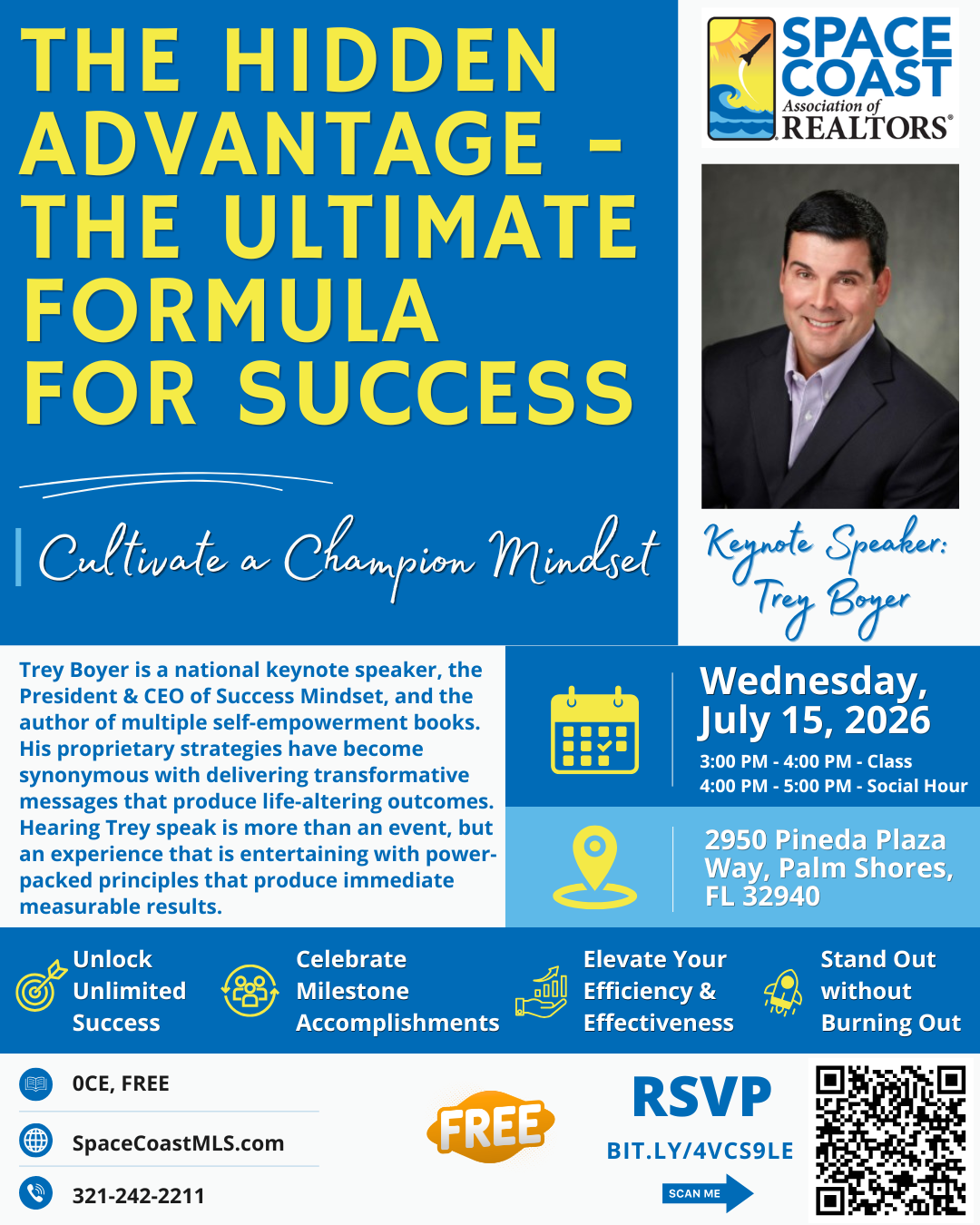 The Hidden Advantage - The Ultimate Formula for Success - Class Flyer