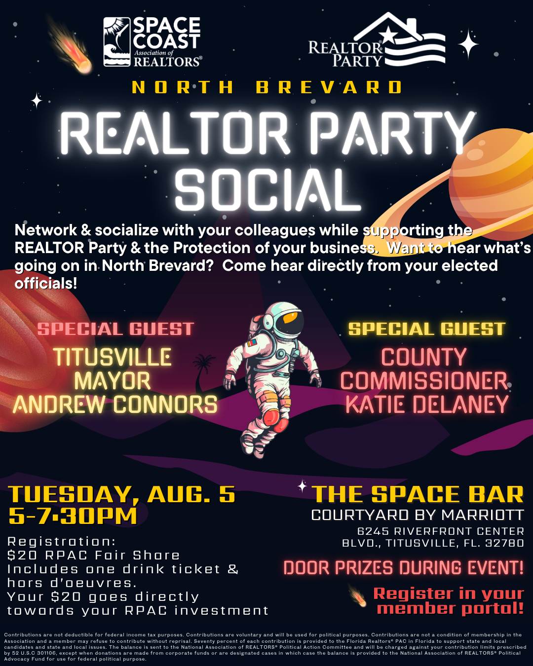 RPAC event flyer