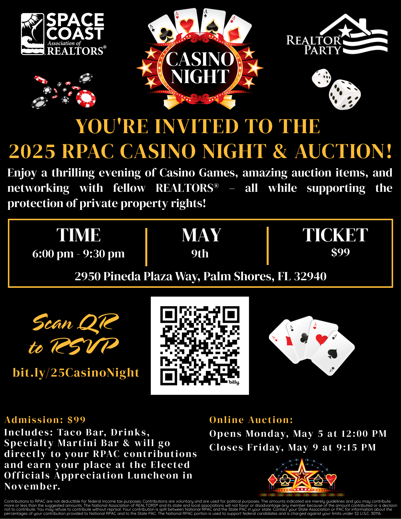 2025 RPAC Casino Night & Auction