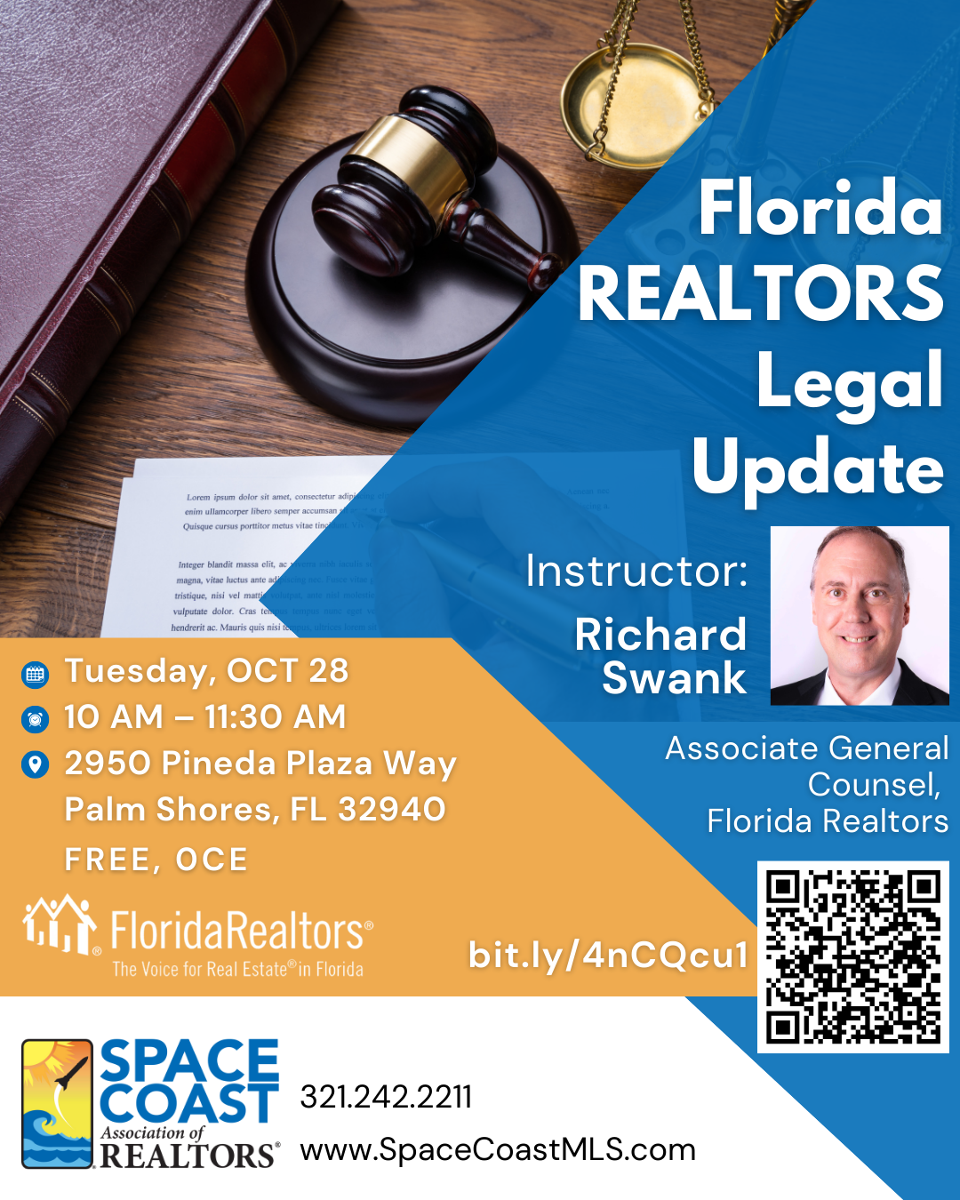 Florida realtors legal class flyer
