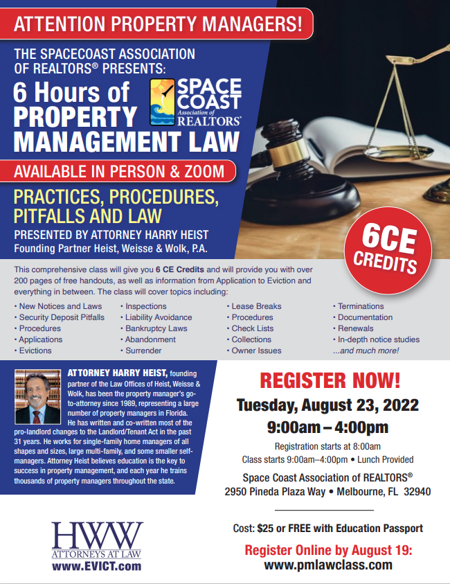 Attorney harry heist class flyer Attorney harry heist class flyer