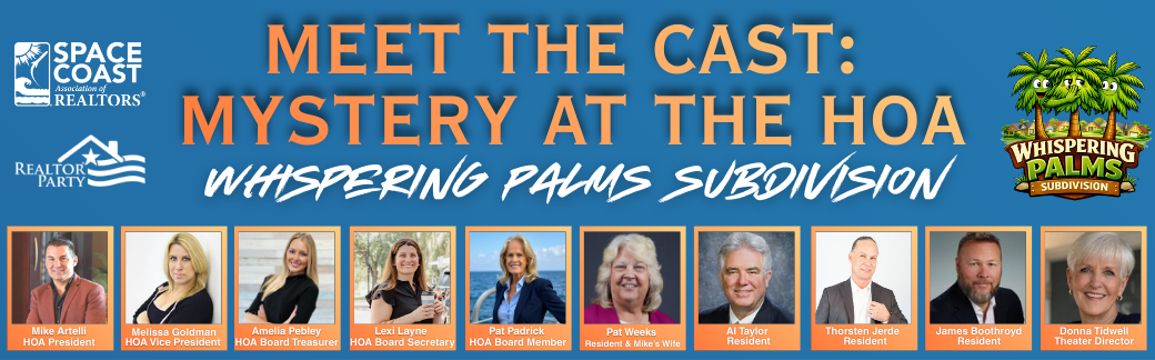 Meet the Cast of… Mystery at the HOA!