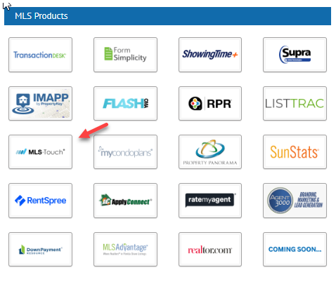 MLS Touch on portal image