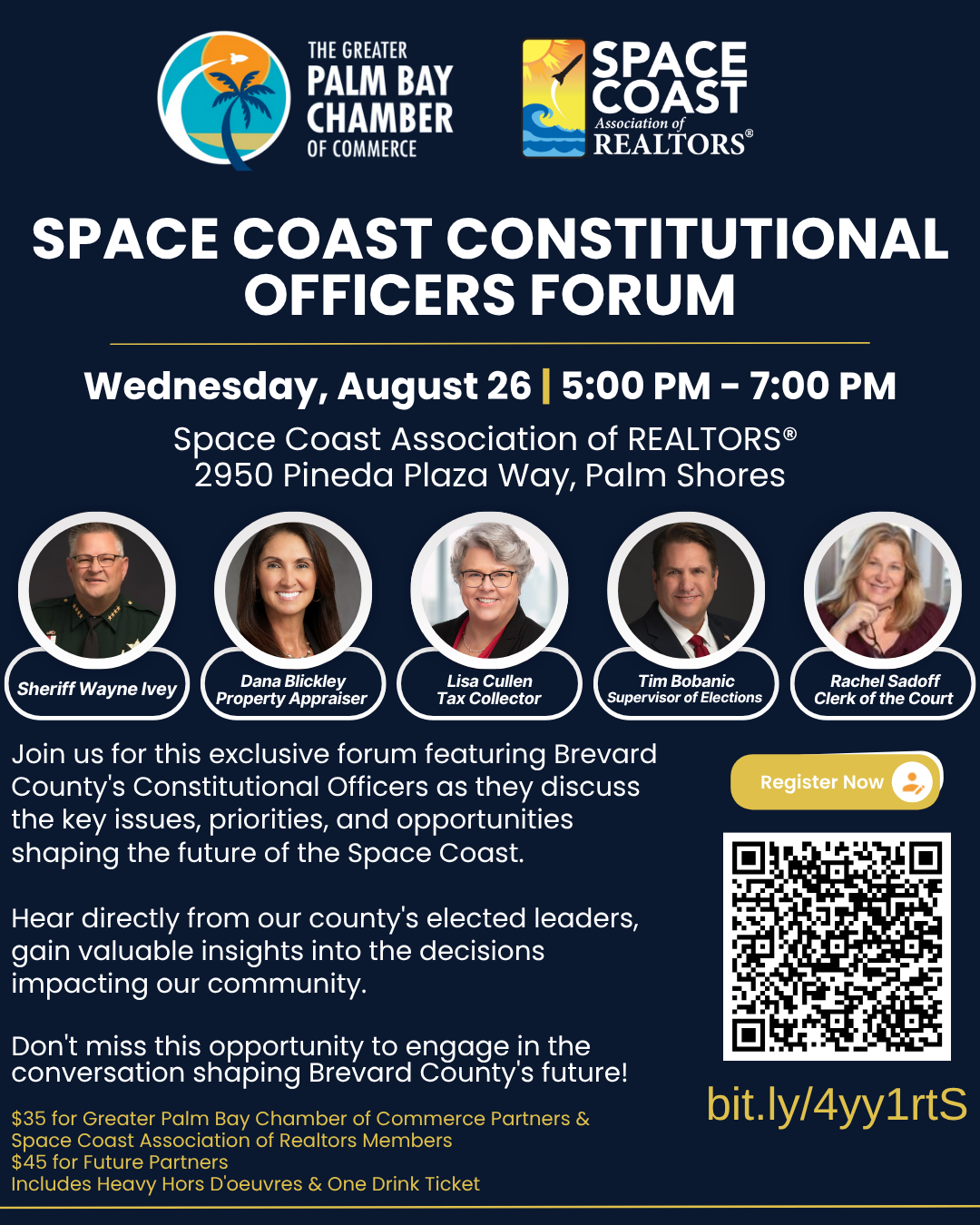 Space Coast Constitutional Officers Forum event flyer