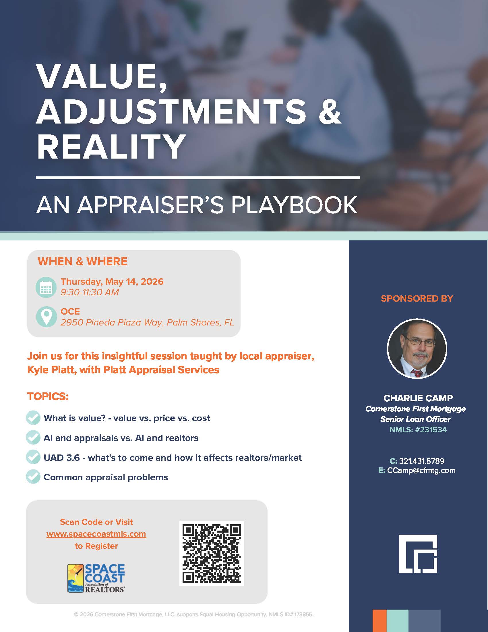 flyer for the appraisal seminar