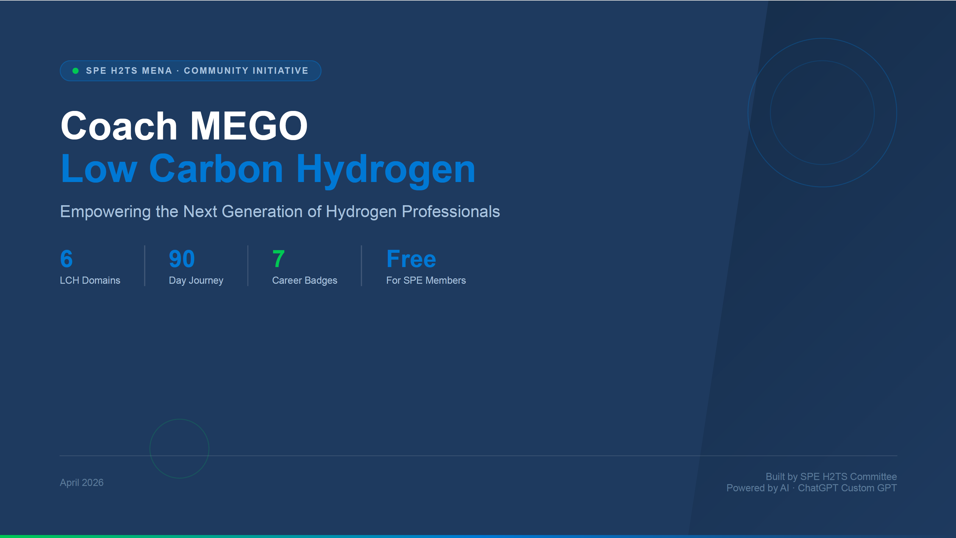 Coach MEGO low-carbon hydrogen career development platform
