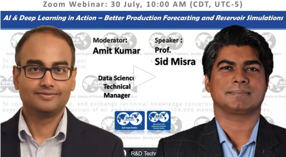 AI & Deep Learning in Action – Better Production Forecasting and Reservoir Simulations webinar thumbnail