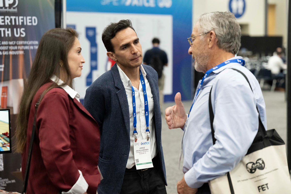 Members networking at an SPE event