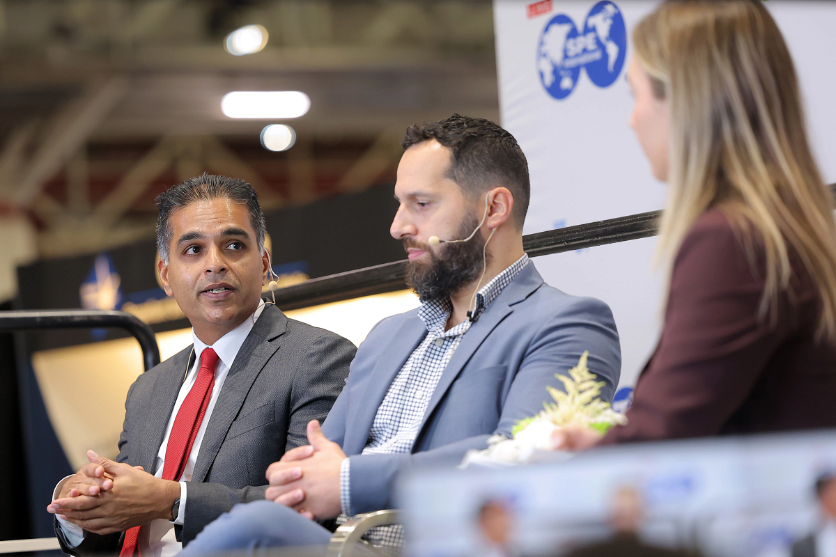 People in discussion