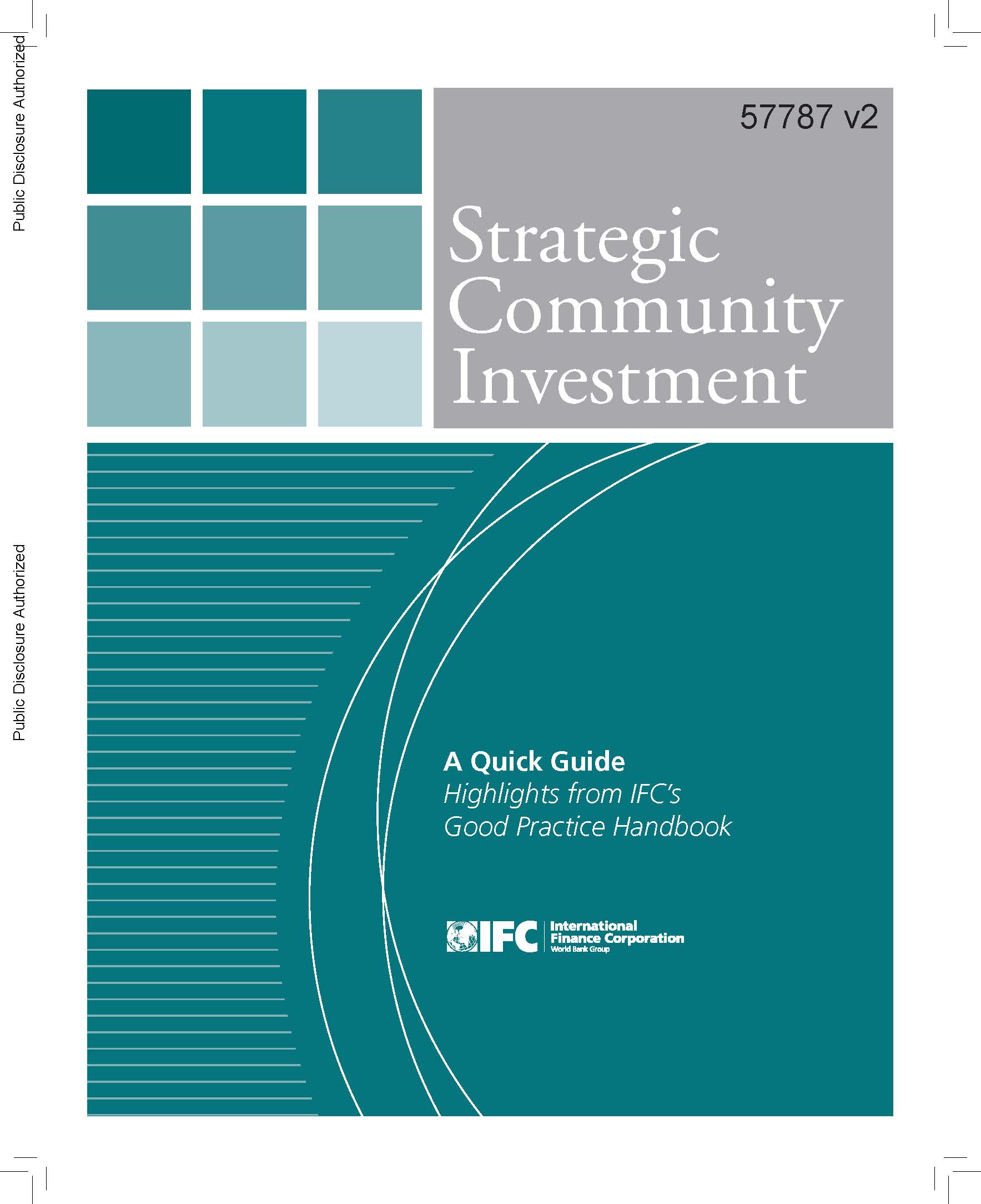 Cover: Strategic Community Investment Handbook