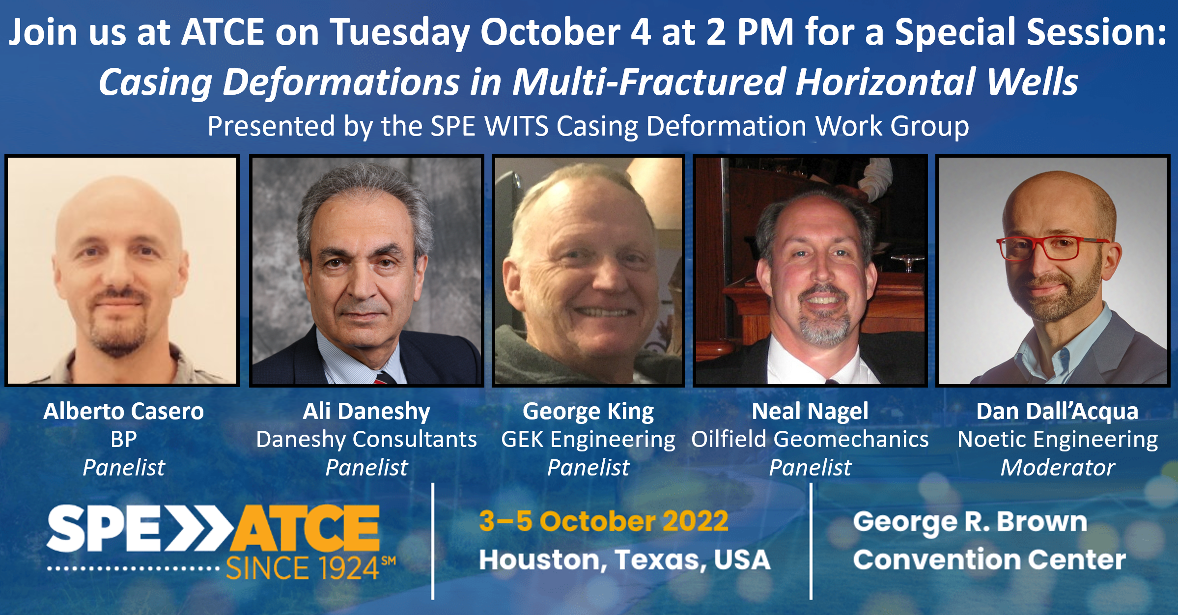 Graphic for ATCE 2022 Special Session on Casing Deformations in Multi-Fractured Horizontal Wells