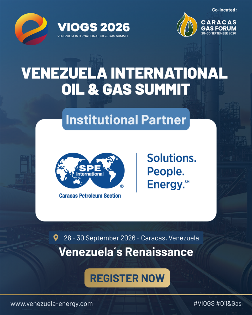 La SPE Caracas PEtroleum Section es uno de los Socios Institucionales en VIOGS 2026 