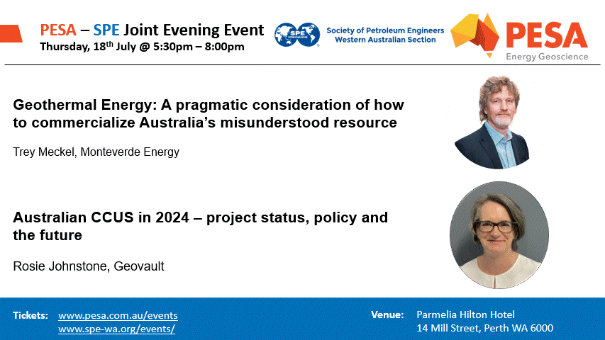 Event flyer: Geothermal Energy in Australia