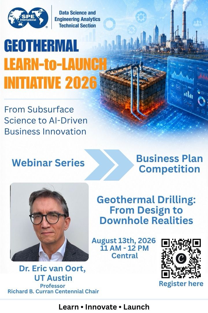 Geothermal Drilling: From Design to Downhole Realities webinar flyer