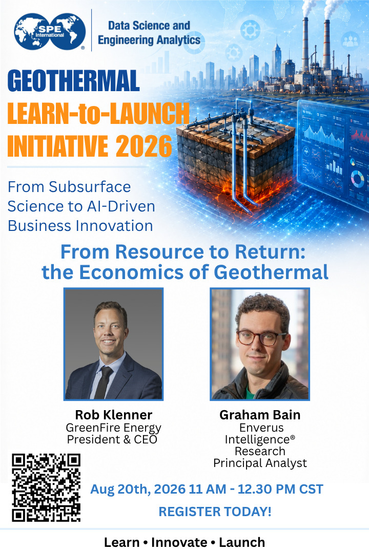 From Resource to Return: The Economics of Geothermal webinar flyer