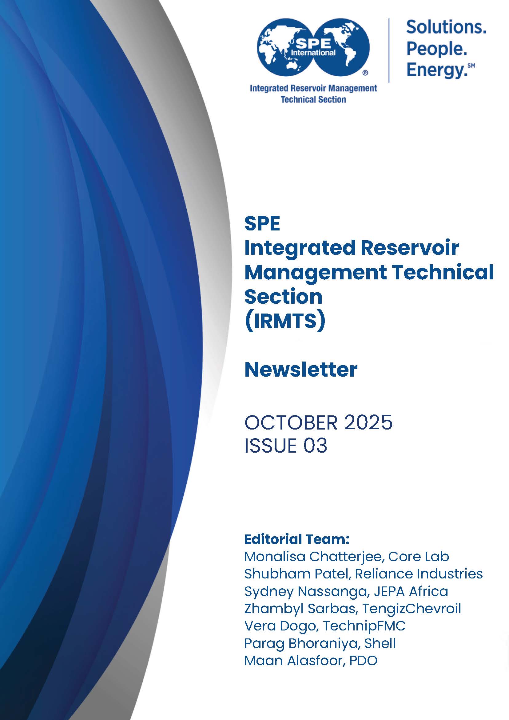Cover image for the October 2025 IRMTS Newsletter
