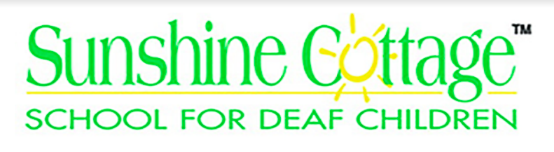 Sunshine Cottage logo Logo containing Printed word Sunshine Cottage School for Deaf Children
