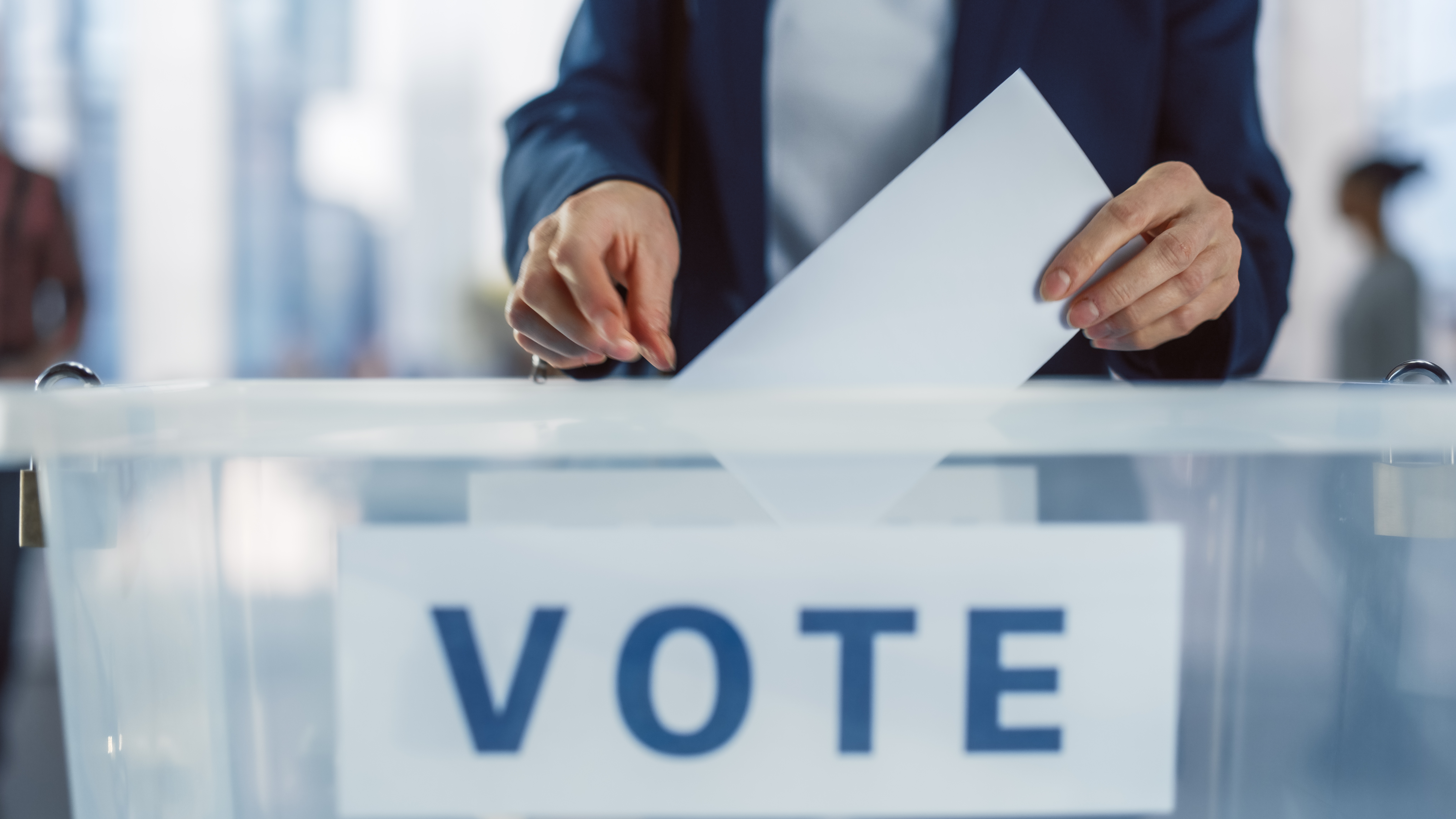Vote in Ballot Box