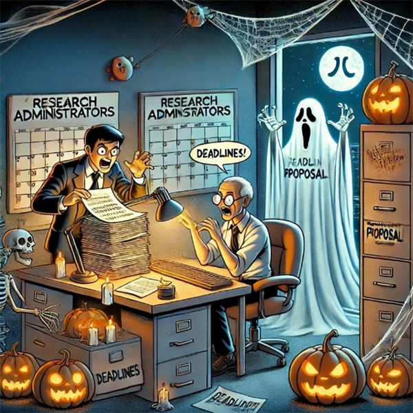 Scary Project Management View from the Top| The Spooky Office of Sponsored Programs: Haunted ...