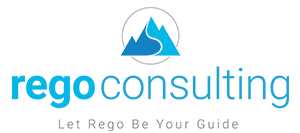 Rego Consulting logo. This will take you to the homepage