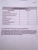 CDA hours for Course 1 after completion 