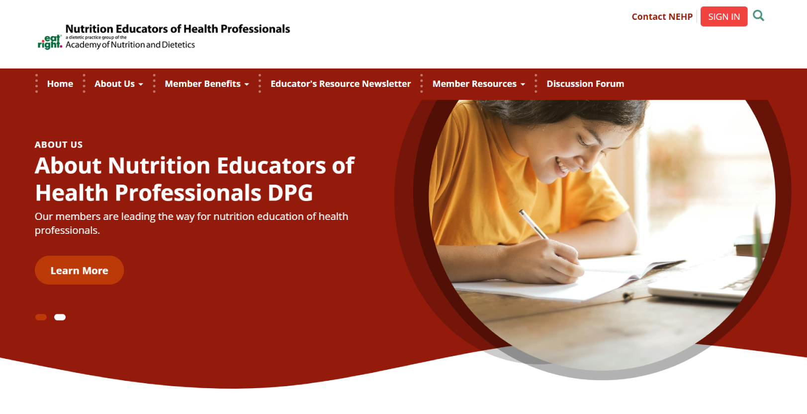 NEHP website
