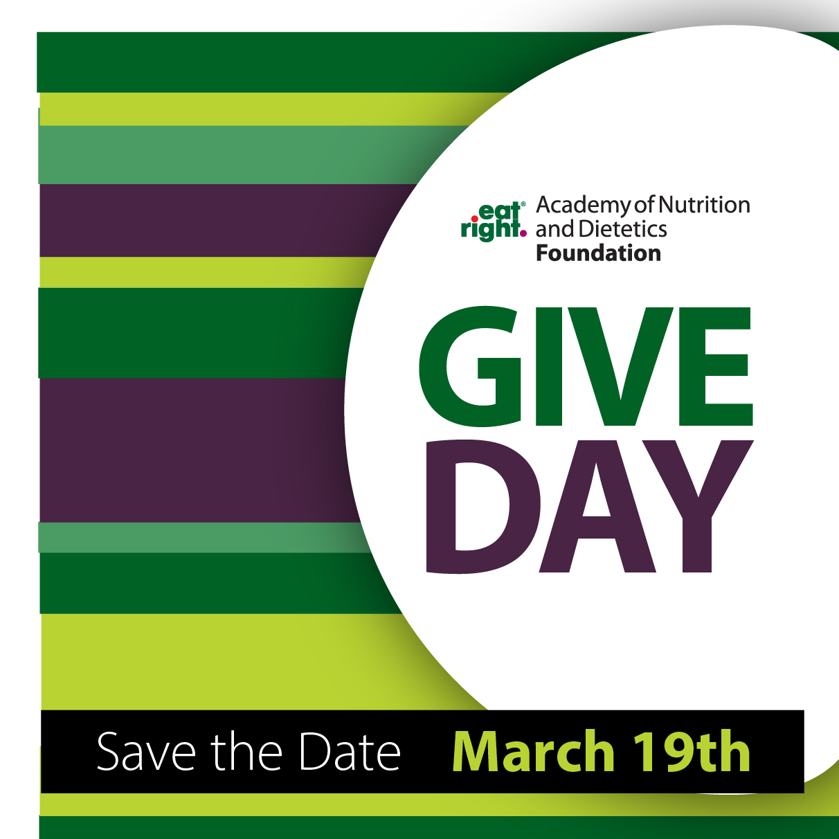 Academy Foundation Give Day: March 19th. Save the Date