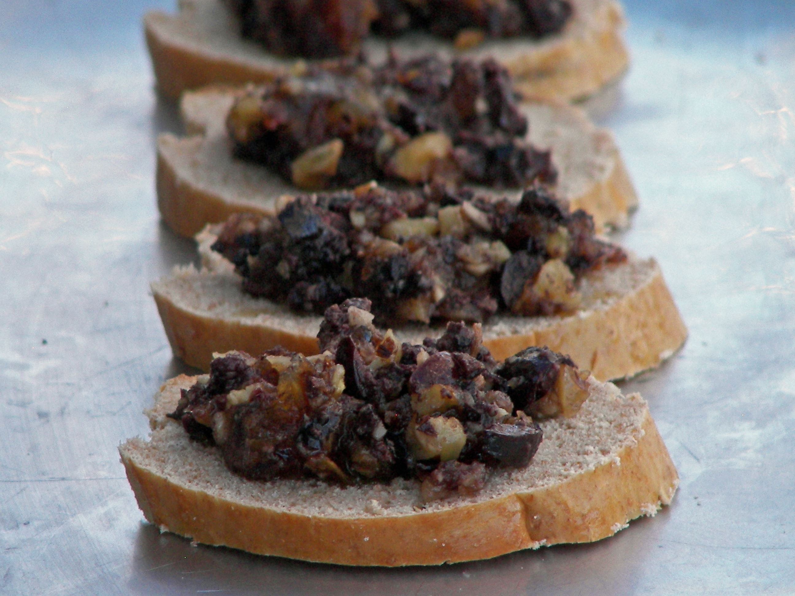 Fig or Date Olive Tapenade with Walnuts