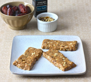 Date Walnut Protein Bars with Sea Salt