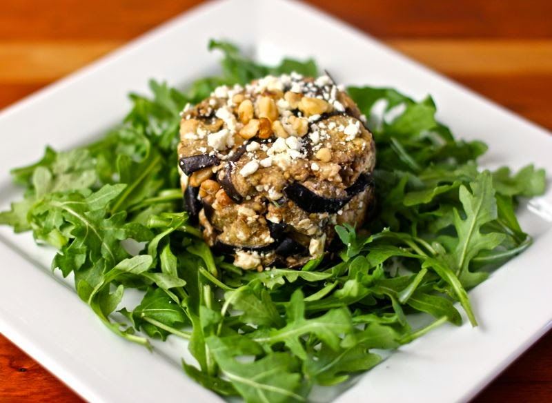 Roasted Eggplant Salad