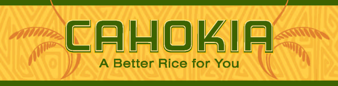 Logo. Cahokia: A Better Rice for You