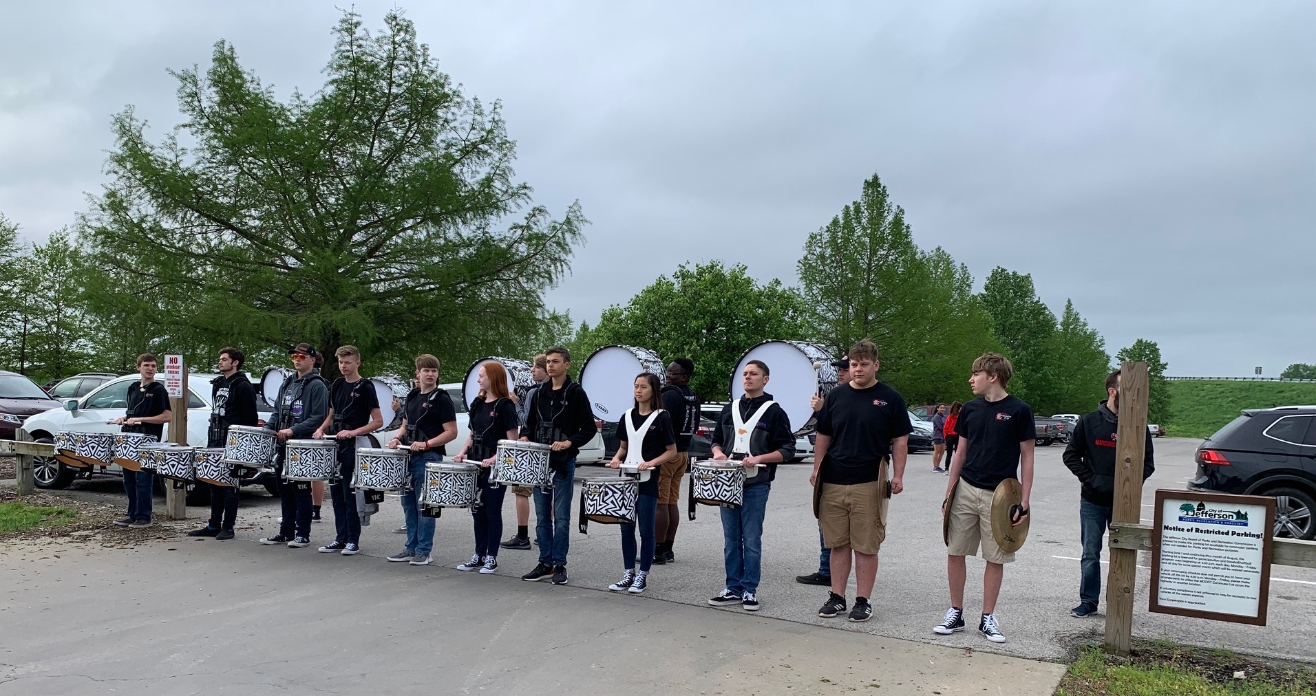 Jay Band drum line