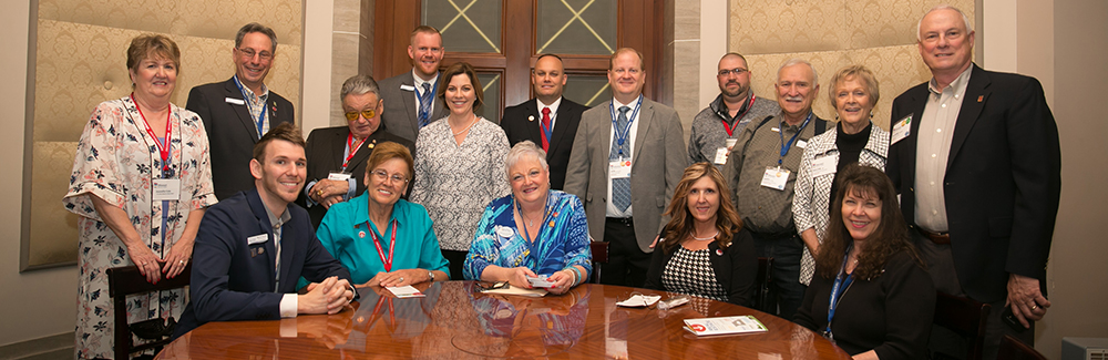 Missouri REALTORS speaking with Missouri members of the house and senate.