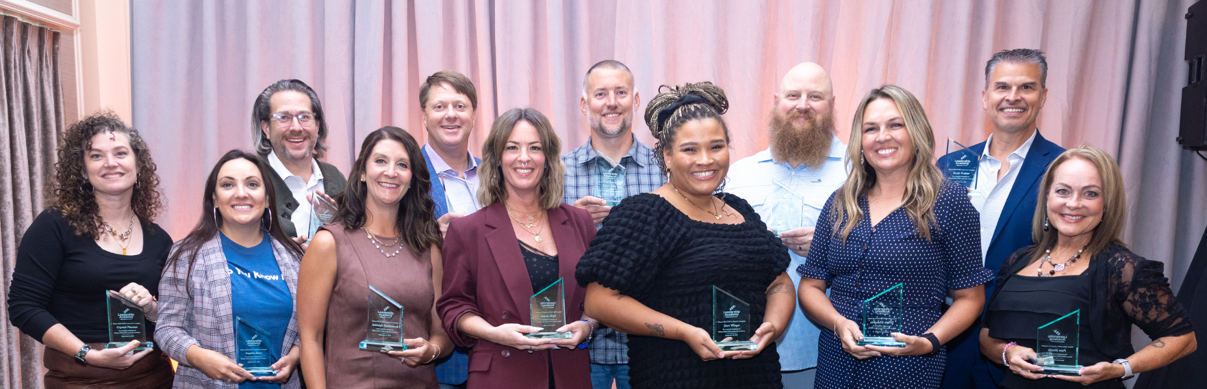 Leadership Academy members during graduation 