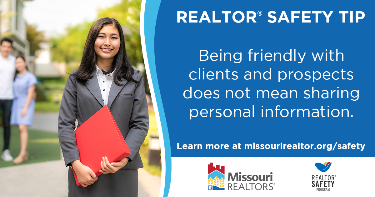 When talking to clients and prospects, be friendly but still keep your personal information private. This means avoiding mention of where you live, your after-work or vacation plans, and similar details.
