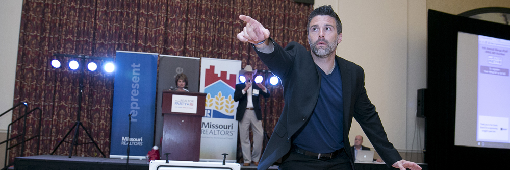 Justin Ferrell Justin Ferrell directing the bidding during the 2016 auction