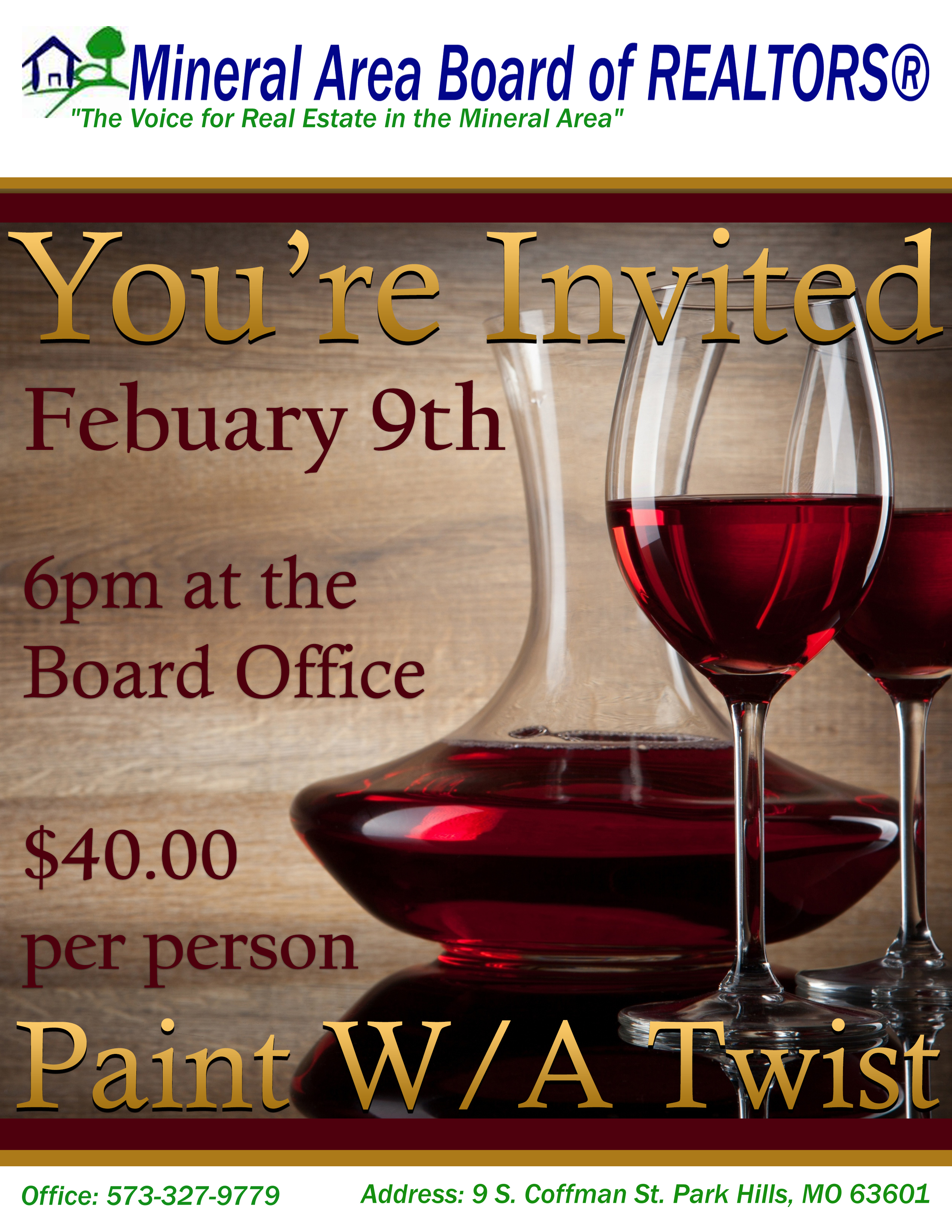 Paint with a twist flyer