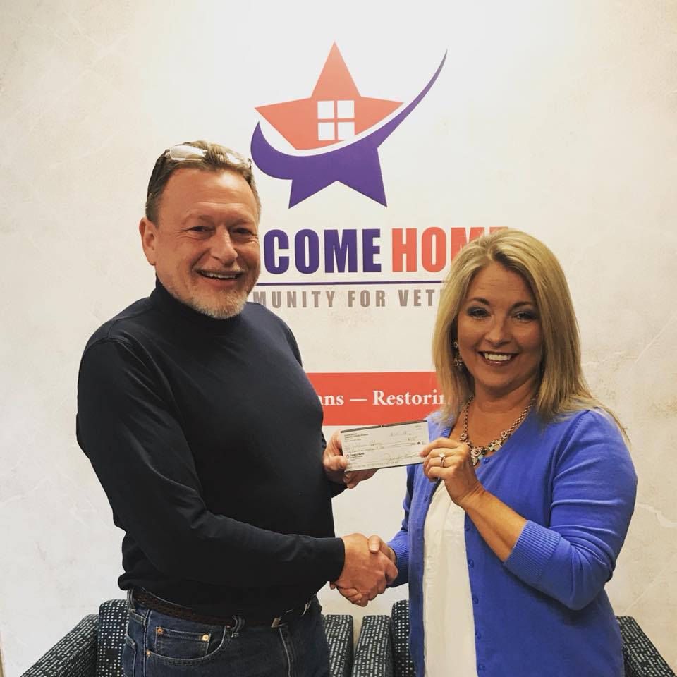 Jenny volunteers her time at Welcome Home